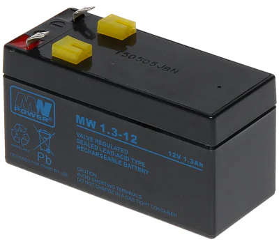 Acumulator MW POWER 12V/1.3AH-MW, 12 V, 1,3 Ah