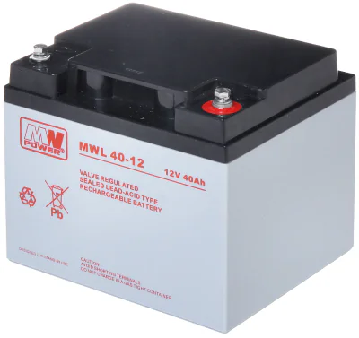 Acumulator MW POWER 12V/40AH-MWL, 12 V, 40 Ah