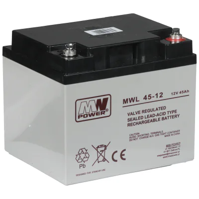Acumulator MW POWER 12V/45AH-MWL, 12 V, 45 Ah