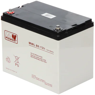Acumulator MW POWER 12V/80AH-MWL, 12 V, 80 Ah