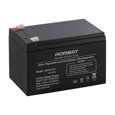 ACUMULATOR STATIONAR PENTRU UPS 12Ah/12V, HGL12-12; 151mm x 99mm x 95mm;