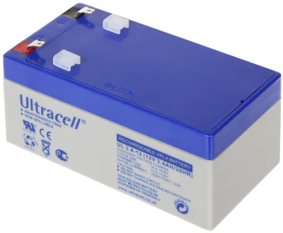 Acumulator ULTRACELL 12V/3.4AH-UL, 12 V, 3,4 Ah