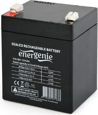 GEMBIRD BAT-12V5AH Energenie Rechargeable Gel Battery 12V/5AH