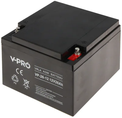 Acumulator VPRO 12V/26AH-VPRO, 12 V, 26 Ah