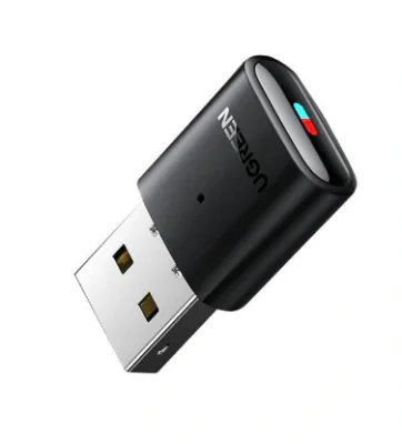 ADAPTOARE Bluetooth Ugreen,"CM408"conectare USB 2.0,suporta doar conectare casti bluetooth,distanta 10 m (pana la), Bluetooth v5.0, antena interna,negru "10928" -6957303819287