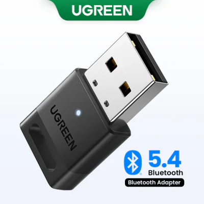 ADAPTOARE Bluetooth Ugreen, "CM748" conectare prin USB, distanta 10 m (pana la), suport audio, Bluetooth v5.4, negru "45134" - 6941876241347