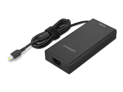 Adaptop Lenovo Legion 400W; Port de incarcare: USB-C; Accesorii incluse: Power adapter; Line cord; Warranty Poster; Power Poster; Dimensiuni (L x D x H) : 235 mm x 200 mm x 80 mm; Greutate: 1.01 Kg; Garantie: 1 an