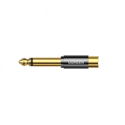 ADAPTOR audio Ugreen, "AV169" 6.35 mm (T) la RCA (M), auriu "80731" - 6957303887316