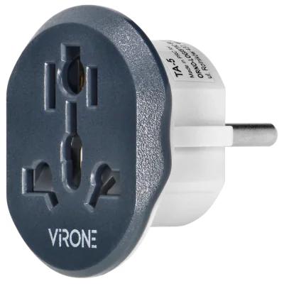 Adaptor de priză cu împământare Virone TA-5
