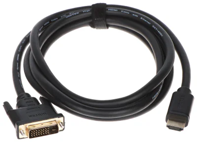 Adaptor DVI tată - HDMI tată UNITEK DVI-W/HDMI-W-2.0M, 2 m