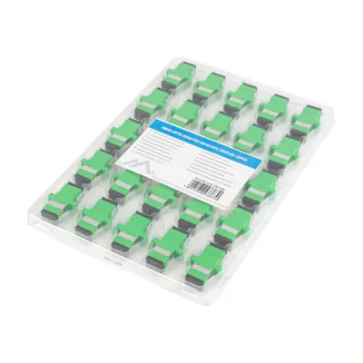 Adaptor Fibră Optică Lanberg SM SC/APC Simplex, pachet 25 bucăți