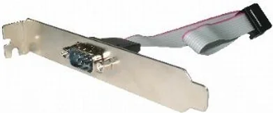 GEMBIRD Port COM RS232 9PIN DB9M PIN 1:1 on slot cover