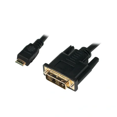 Adaptor HDMI LOGILINK Mini-HDMI - DVI-D M/M 2 metri, 2 metri, Mini-HDMI tată - DVI-D tată