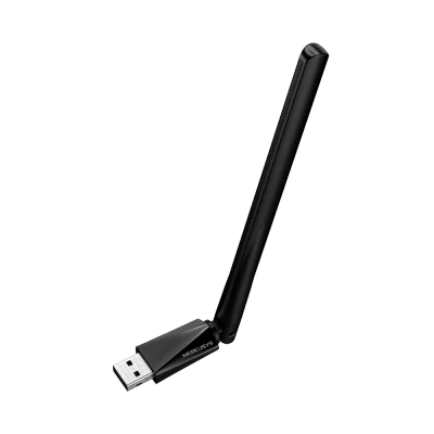 Adaptor Mercusys Bluetooth 5.4 USB Long Range, dimensiuni 55.8 × 16.8 × 150.5 mm