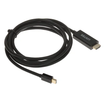 Adaptor Mini DisplayPort - HDMI UNITEK HDMI-W/DP-MINI-W-2M, 4K UHD, 2 m