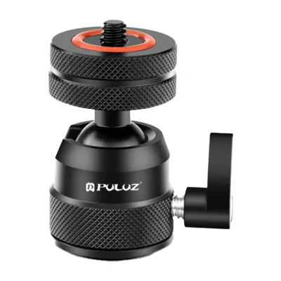 Adaptor multifuncțional cu bilă pentru trepiede PULUZ (negru)