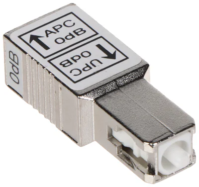 Adaptor optic monomod AD-SC-APC-G/SC-W, SC/APC simplex