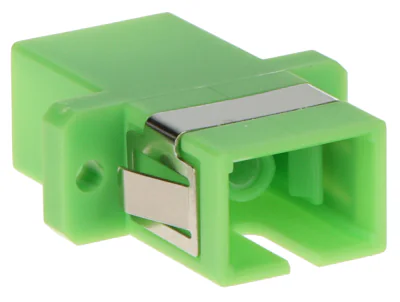 Adaptor optic monomod DELTA FIBER AD-SC-APC/SC-APC, SC/APC simplex