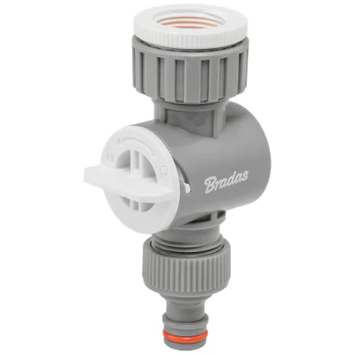 Adaptor pentru robinet cu valvă și filtru BRADAS WL-2190, WHITE LINE, 1" - 3/4"