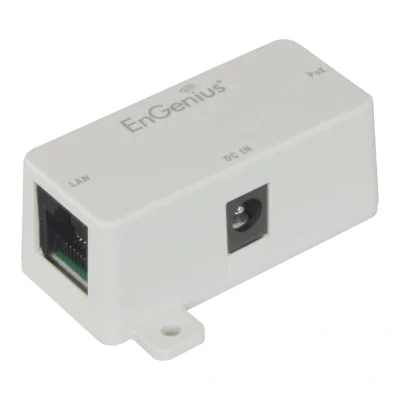 Adaptor POE EnGenius Indoor 12/24V pPoE, deploy ENS200(EXT) / ENS202(EXT) / ENS500(EXT) / ENH202 / ENH500 / EnStation2/5: required PA depinde de AP