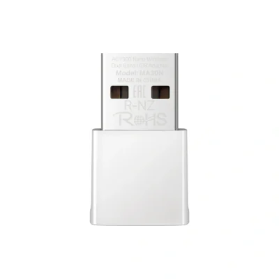 Adaptor Mercusys AC1300 Nano Wireless Dual Band USB, viteza: 400 Mbps at 2.4 GHz + 867 Mbps la 5 GHz, Internal Antennas, USB 2.0