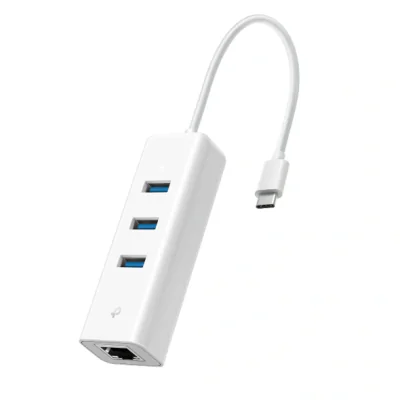 Adaptor TP Link, interfata iesire: 3 USB-A 3.0 Ports 1 Gigabit Ethernet Port, 1× 3.0 USB-C Connector