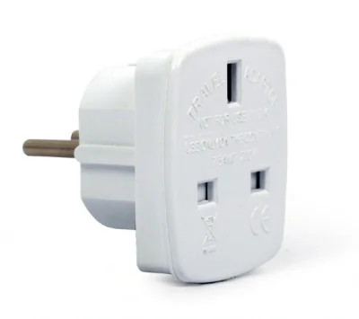 GEMBIRD A-AC-UKEU-001 power adapter ENG/PL plug PL/socket ENG