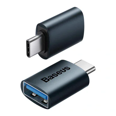 Adaptor USB BASEUS ZJJQ000001, USB Type-C, Black