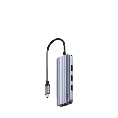 Adaptor USB-C CUDY UH606