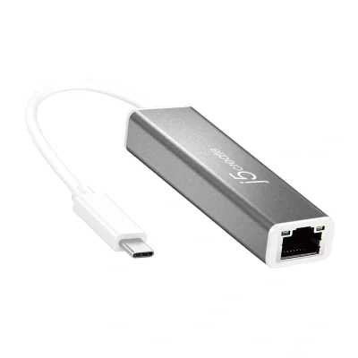 Adaptor USB-C J5CREATE JCE133G-N, 0,1 m, Grey, White