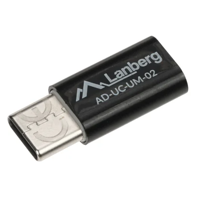Adaptor USB-C mufă - USB micro mamă Lanberg USB-C-W/USB-MICRO-G, 480 Mbps