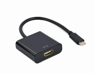 GEMBIRD USB Type-C to HDMI adapter cable 4K60Hz 15cm black
