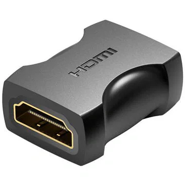 Adaptor video Vention, HDMI(M) la HDMI(M), rezolutie maxima 4K la 60Hz, conectori auriti, cupla, invelis PVC, negru, "AIRB0" - 6922794747951