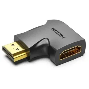 Adaptor video Vention, HDMI(T) la HDMI(M), unghi 270 grade, rezolutie 4K la 60Hz, PVC, negru, "AIQB0" - 6922794747937