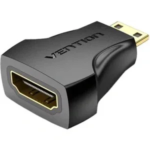 Adaptor video Vention, miniHDMI(T) la HDMI(M), rezolutie 4K la 60Hz, PVC, negru, "AISB0" - 6922794747975