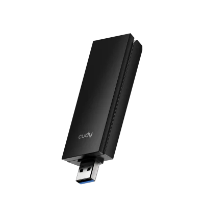 Adaptor Wireless Cudy WU5400, AX5400, Wi-Fi 6 Tri-Band, 2 x Antene interne, standard wireless 802.11 a/b/g/n/ac/ax