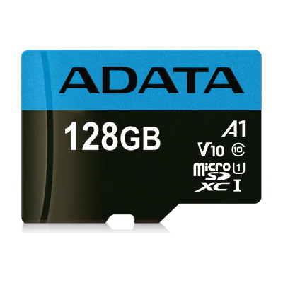ADATA Premier, 128 GB, MicroSDXC, Class 10, UHS-I, 85 MB/s, 25 MB/s