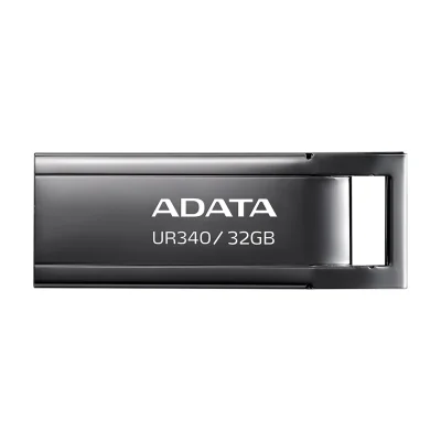 ADATA UR340, 32 GB, USB Type-A, 3.2 Gen 1 (3.1 Gen 1), Capless, 4 g, Black