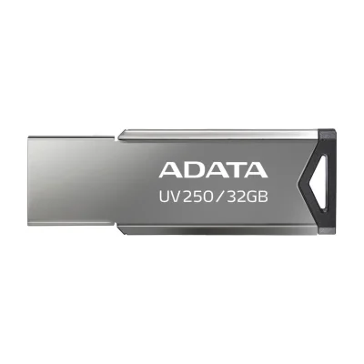 ADATA UV250, 32 GB, USB Type-A, 2.0, Capless, 5.6 g, Silver