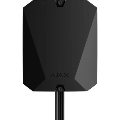 AJAX FIBRA HUB HYBRID 2G BL SUPERIOR - Unitate centrala (HUB) a unui sistem antiefractie hibrid cu LAN integrat si comunicator dual sim 2G, posibil sa adauge si sa opereze pana la