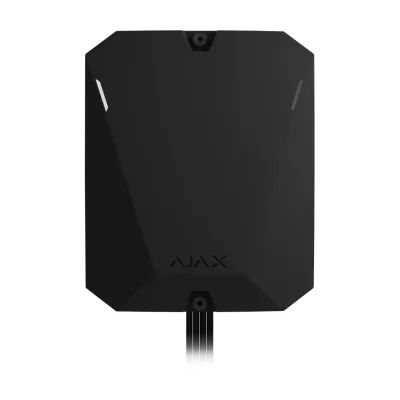 AJAX FIBRA HUB HYBRID 2G BL SUPERIOR - Unitate centrala (HUB) a unui sistem antiefractie hibrid cu LAN integrat si comunicator dual sim 2G, posibil sa adauge si sa opereze pana la