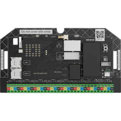 AJAX FIBRA HUB HYBRID 4G WH (without case) SUPERIOR - AJAX FIBRA HUB HYBRID 4G WH (without case) SUPERIOR