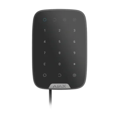 AJAX FIBRA Keypad BL SUPERIOR - Tastatura cu senzor tactil adresabila cu fir, pornirea sistemului, oprirea sistemului si alertele de panica activate. semnalizare LED. Negru