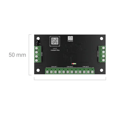 Ajax FIBRA LineSplit SUPERIOR - Splitter Ajax Fibra Line, 4 linii BUS