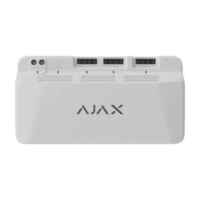 Ajax FIBRA LineSupply 75W WH SUPERIOR - Sursă de alimentare suplimentară Ajax Fibra, alba