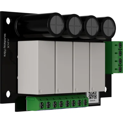 Ajax FIBRA MultiRelay SUPERIOR - Modul de iesire cu 4 relee pentru sistemul Ajax Fibra, conectare BUS