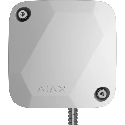 AJAX FIBRA SeismoProtect G3 WH SUPERIOR - Detector seismic cu fir si senzor suplimentar de soc destinat pentru interior. Culoare albă