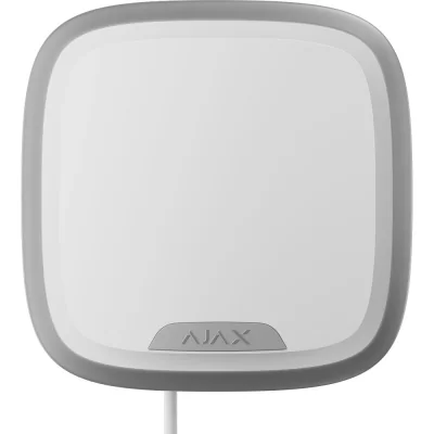 AJAX FIBRA StreetSiren Plus WH SUPERIOR - Sirenă cu fir cu protectie avansată împotriva sabotajului si o listă extinsă de certificate de conformitate. Pentru utilizare în exterior si