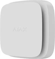 Ajax FireProtect 2 SB (Heat/Smoke) WH - Detector de fum wireless, temperatura fixa si crestere brusca a temperaturii de a doua generatie cu baterie înlocuibilă, cu sirena piezo inc