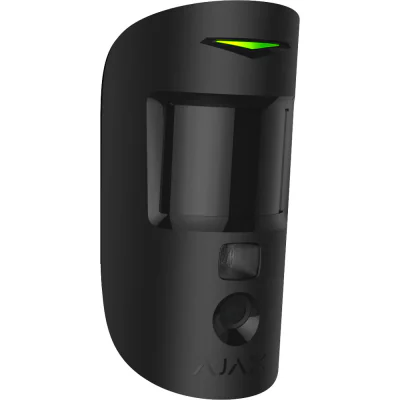 Ajax MotionCamera (PhOD) BL - Detector PIR cam wireless cu functia de fotografie la cerere, rezolutie maximă 640 x 480, imunitate la animale de companie până la 20 kg / 5